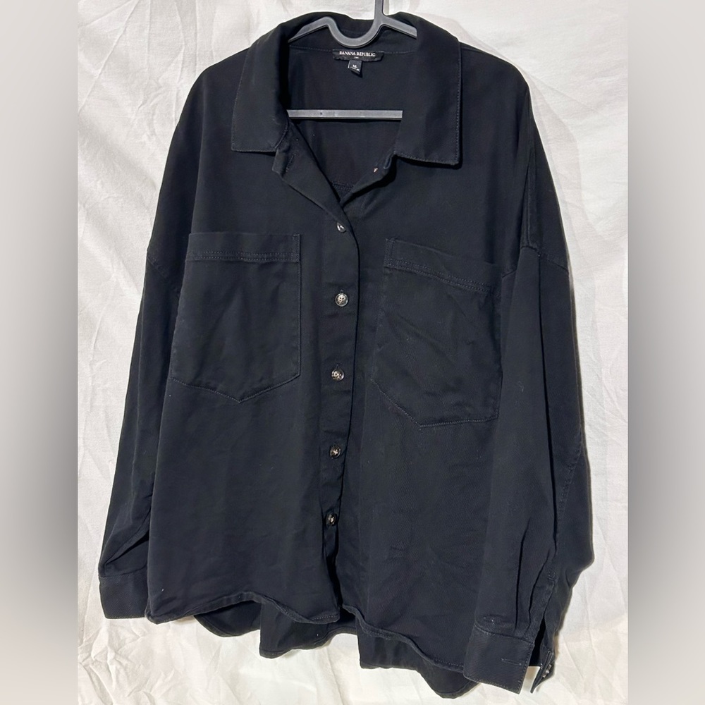 Banana Republic Twill Shirt Jacket